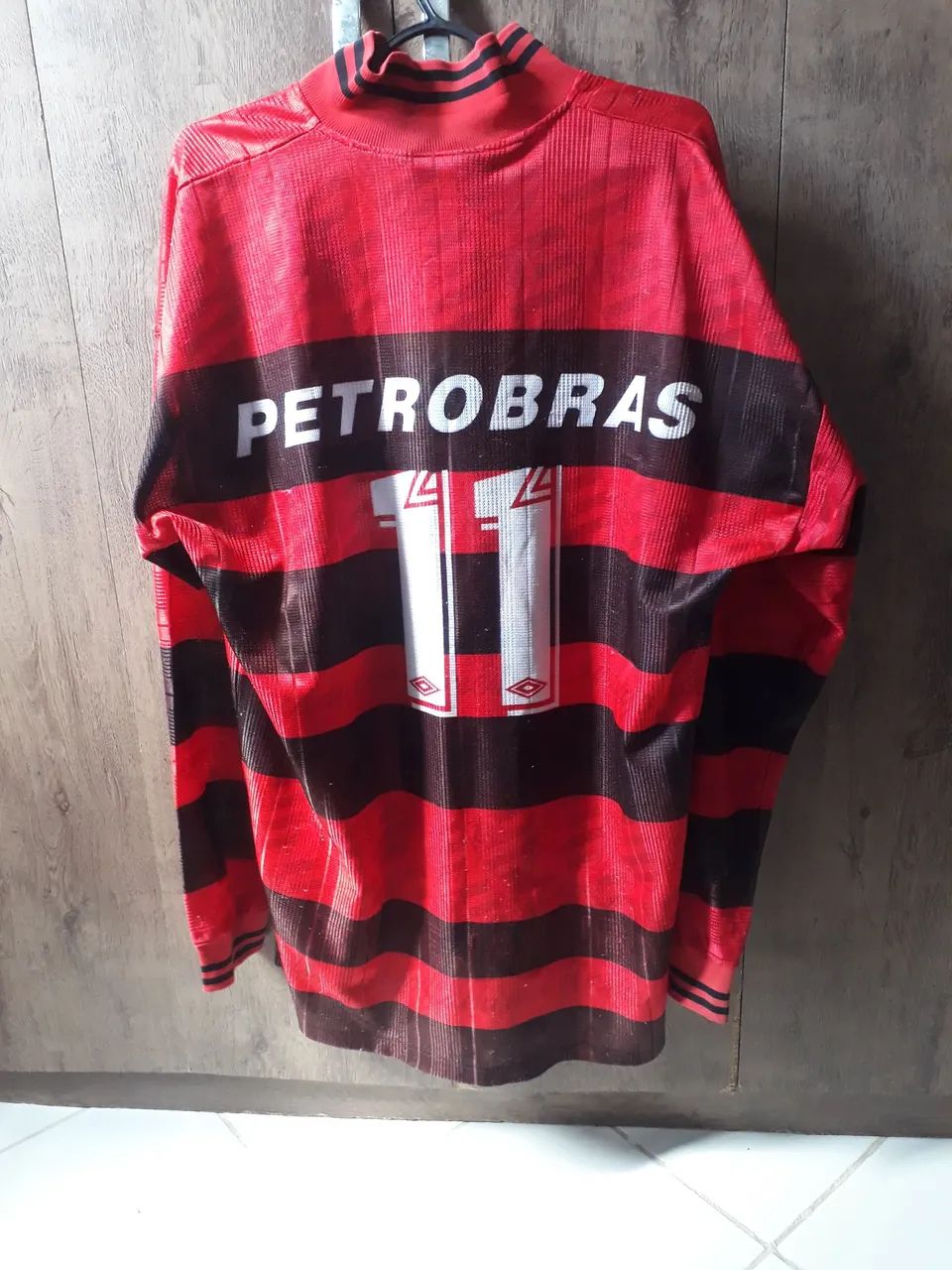 Camisa Flamengo Umbro Retrô ( ROMÁRIO ) - Foto 4