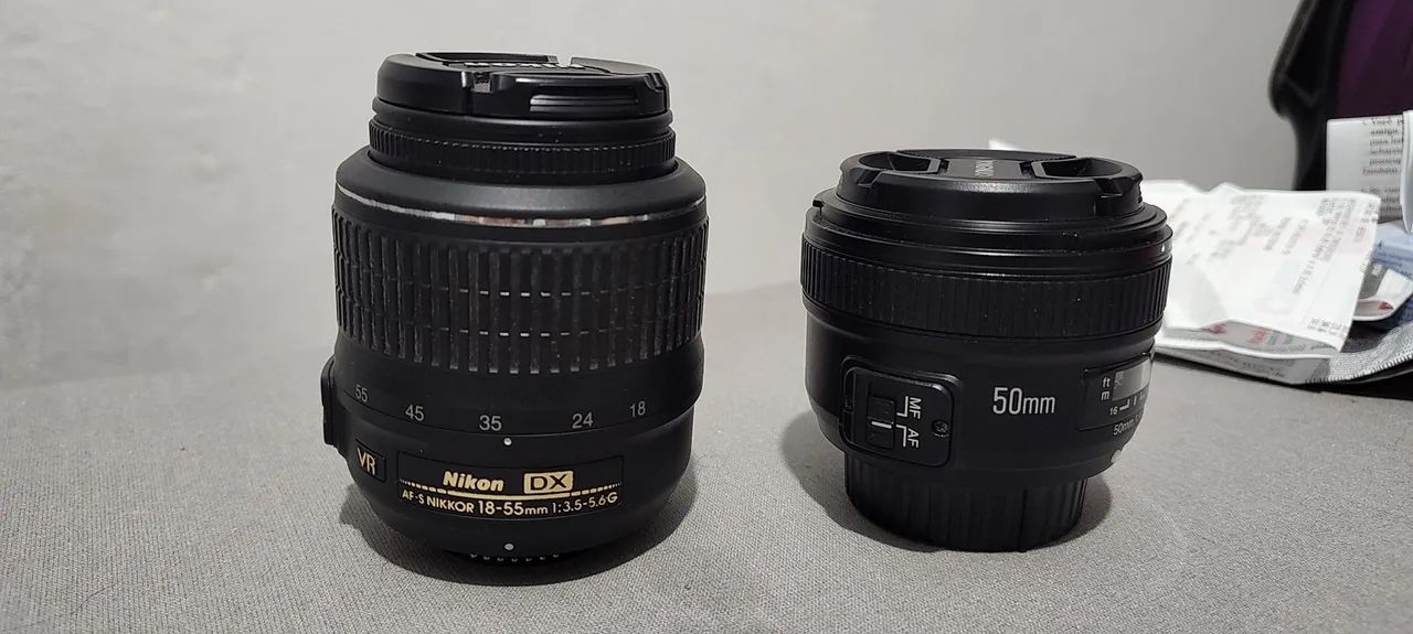 Câmera DSLR Nikon D5100 com Lente 18-55mm, 55-200mm e 50mm - Foto 4