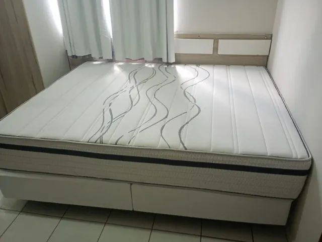 Cama Box Liberty 1,58 x 1,98 (novissima) comprado a 6 meses - whats *
