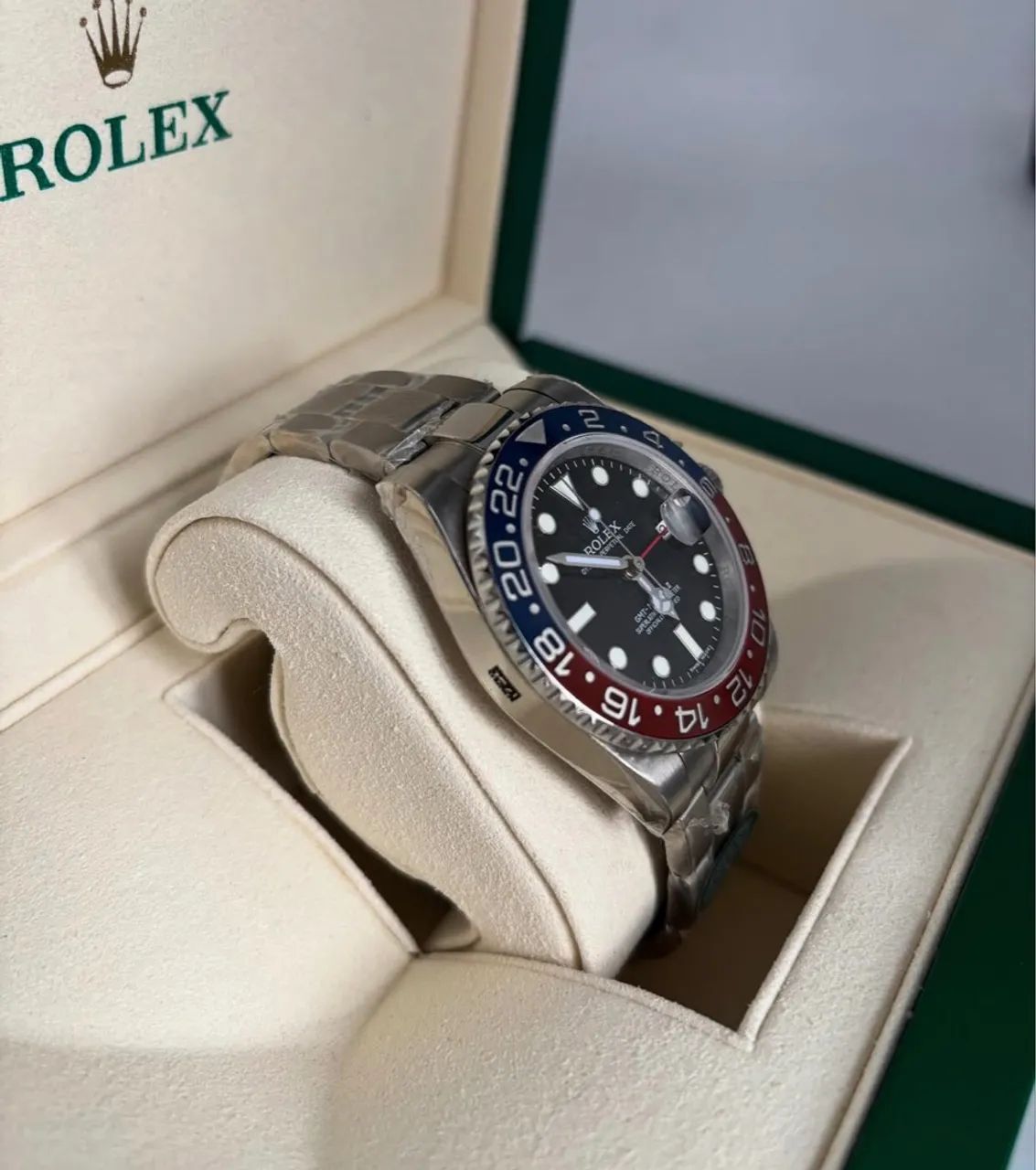 Relógio Rolex GMT-Master II Pepsi Clean - Foto 2