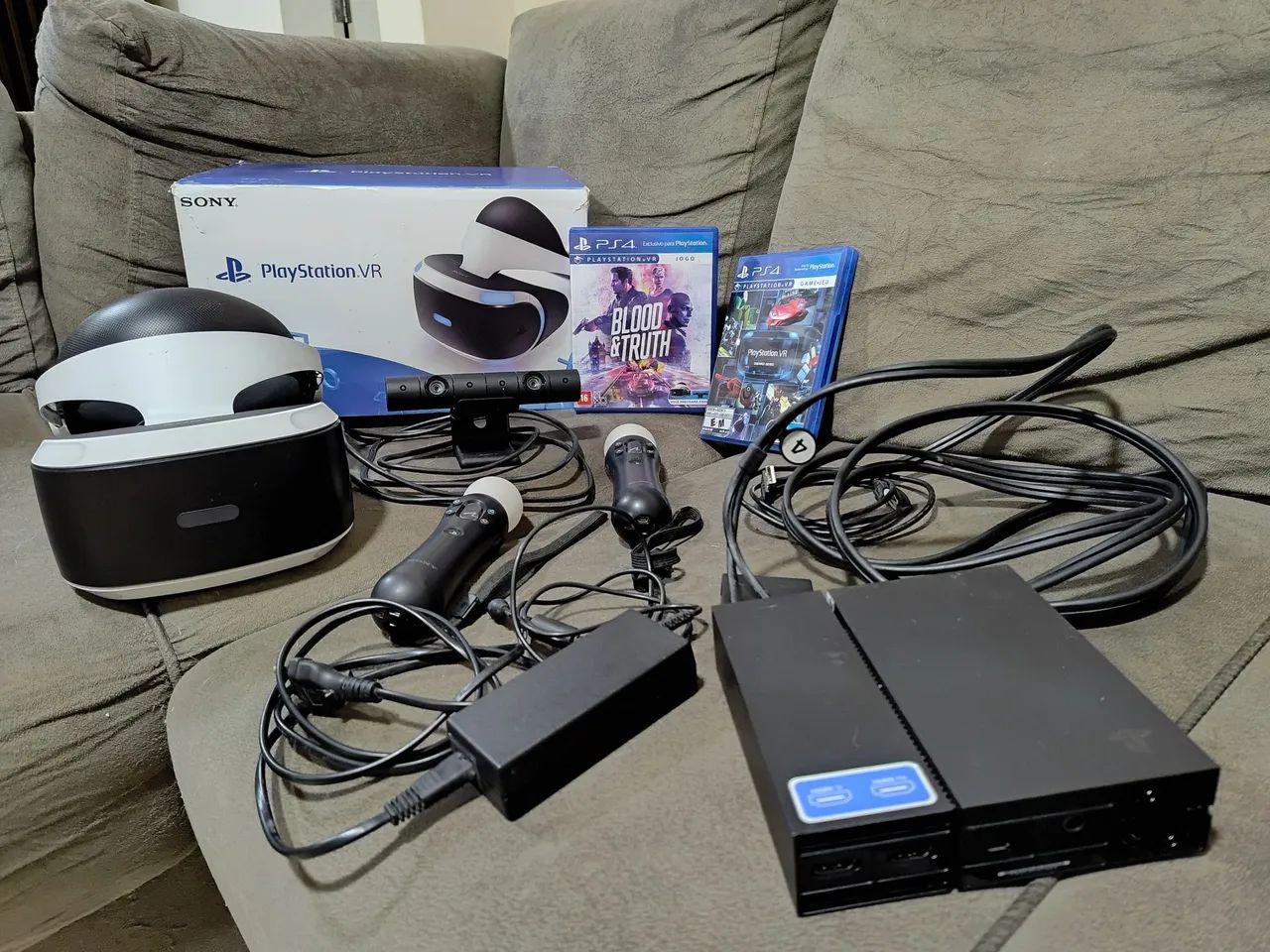 Psvr Sony Vr Ps4 PlayStation VR Completo PS4 PS5 (PSVR Com PS