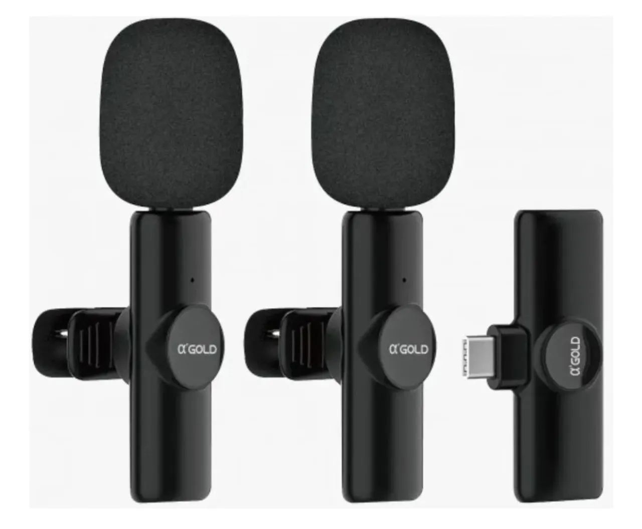 Microfone sem fio Tipo C e Lightning  - Foto 2