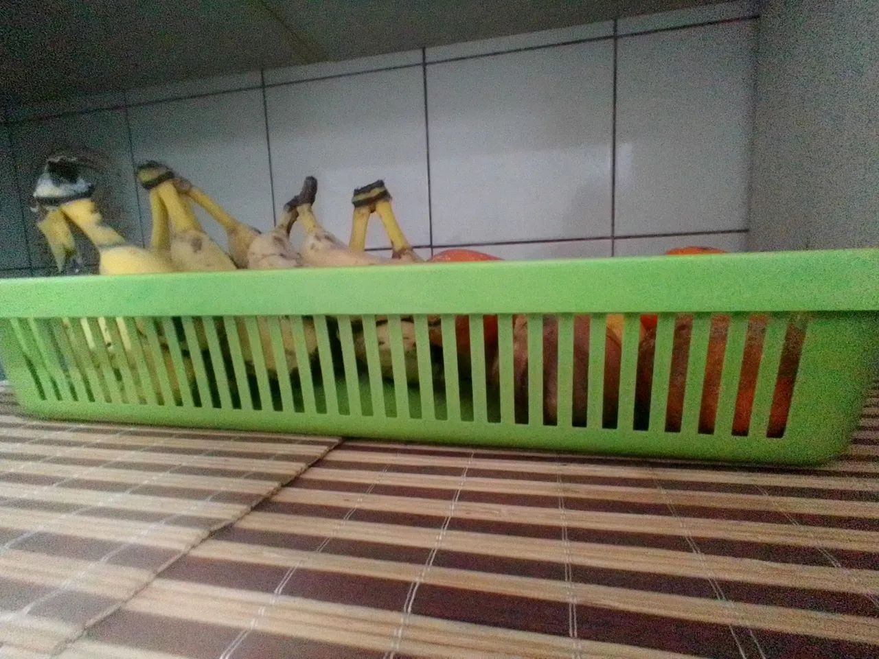 Fruteira cozinha ou cesto forte e grande plasvale  - Foto 2