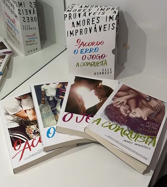 Box de livros: Amores Improváveis 