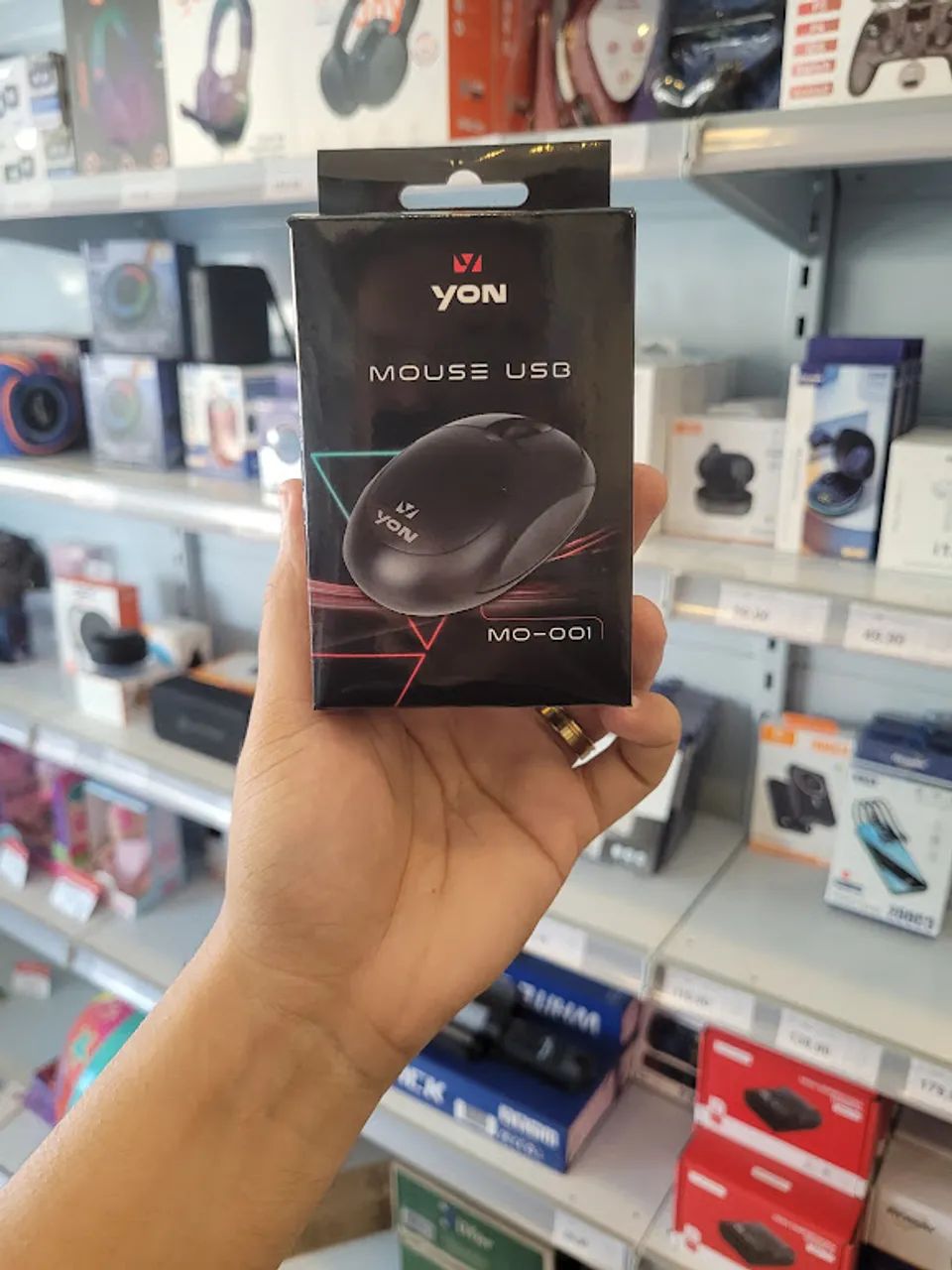 Mouse YON USB MO-001 800DPI Preto dr