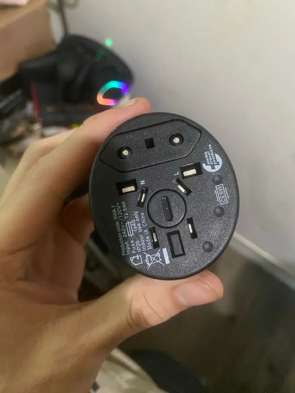 Adaptador universal Swiss travel SWA.1 novo 