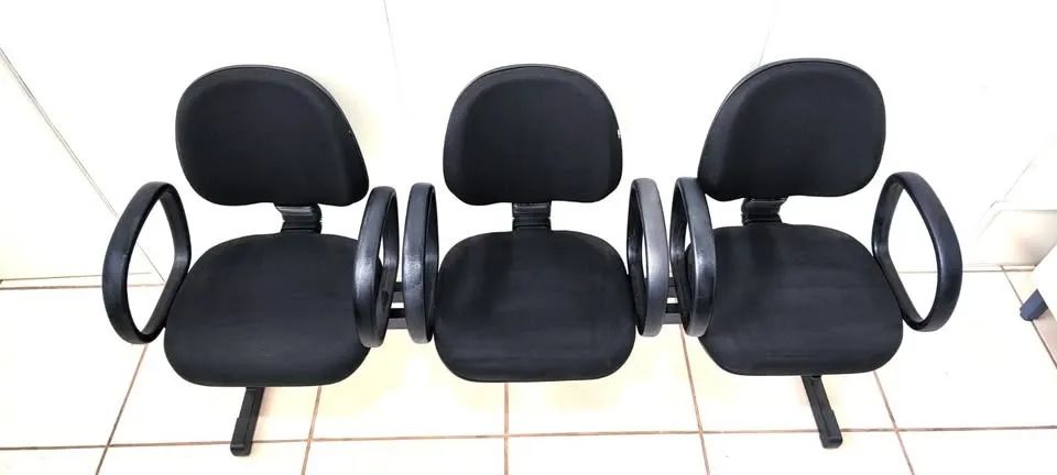 Cadeira de espera 03 lugares (longarina) - Foto 3