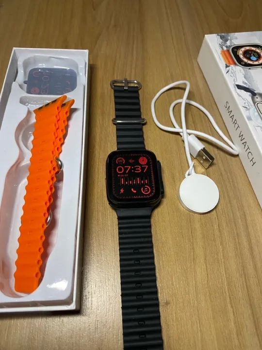Smartwatch ultra com rede social?.. medi passos - Foto 4