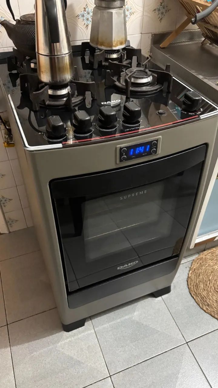 SUPER OFERTA MOTIVO MUDANÇA - Fogão Dako Supreme Cinza