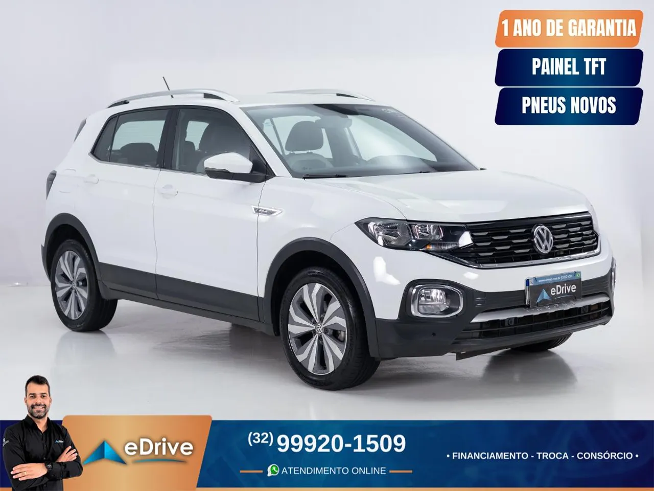 VOLKSWAGEN T-CROSS HIG. 250 TSI 1.4 FLEX 16V 5P AUT 2020/2020