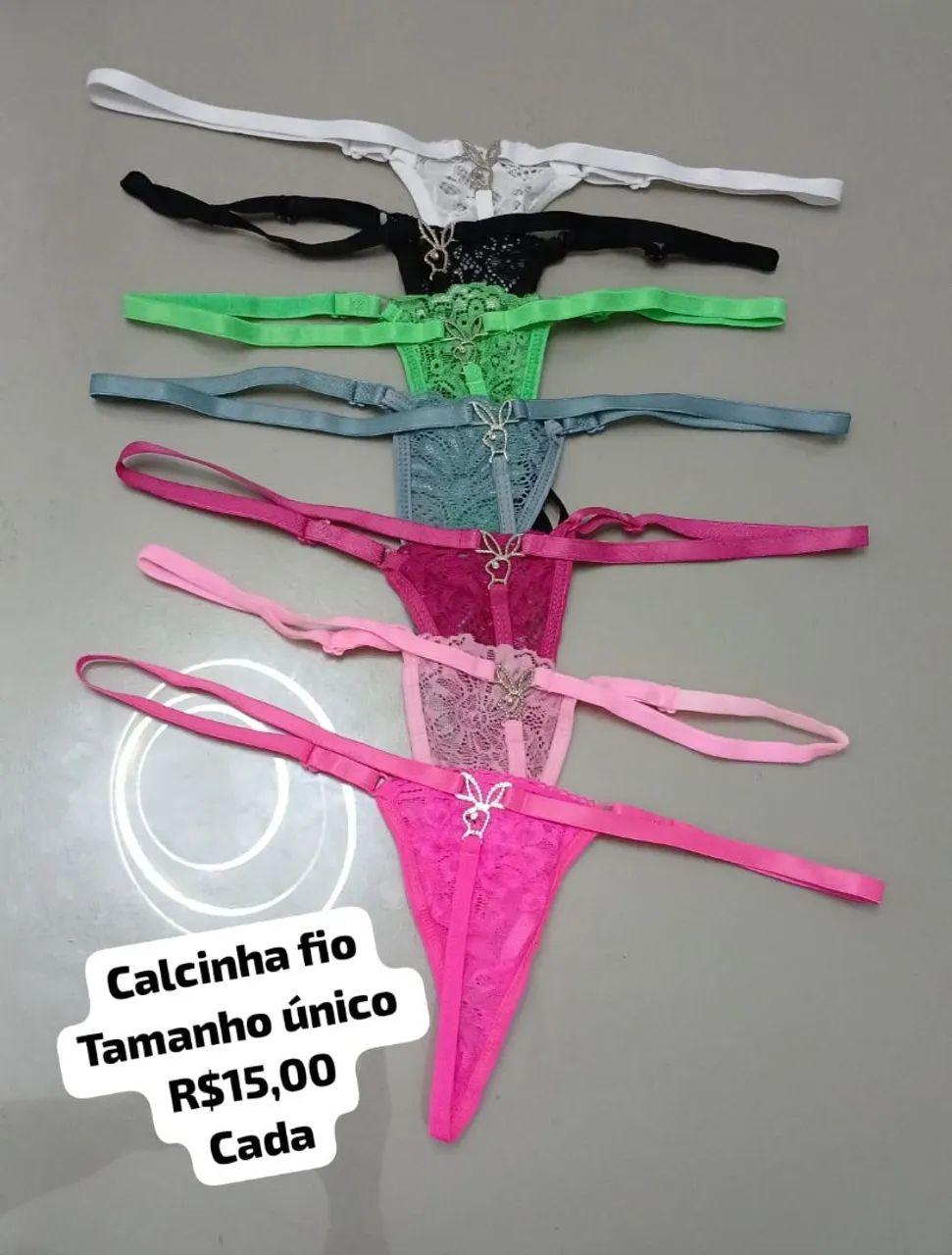 Calcinha fio com pingente  - Foto 4