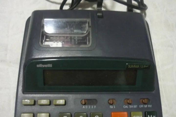 Calculadora Olivetti Summa 13 Plus Para Retira Peças - Foto 3