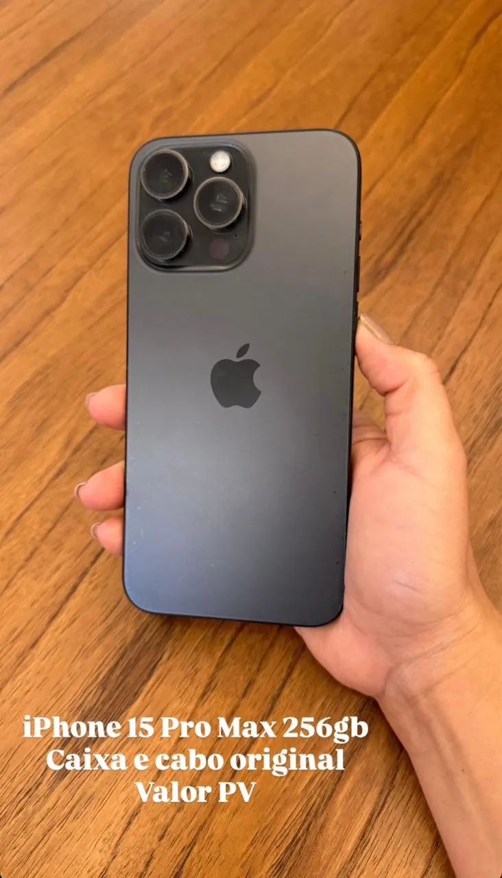 iPhone 15 ProMax 256gb - Celulares e Smartphones - Ponta D'Areia