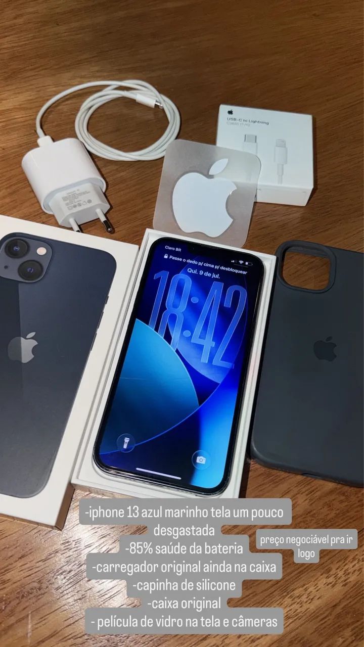 iphone 13 128GB azul marinho 