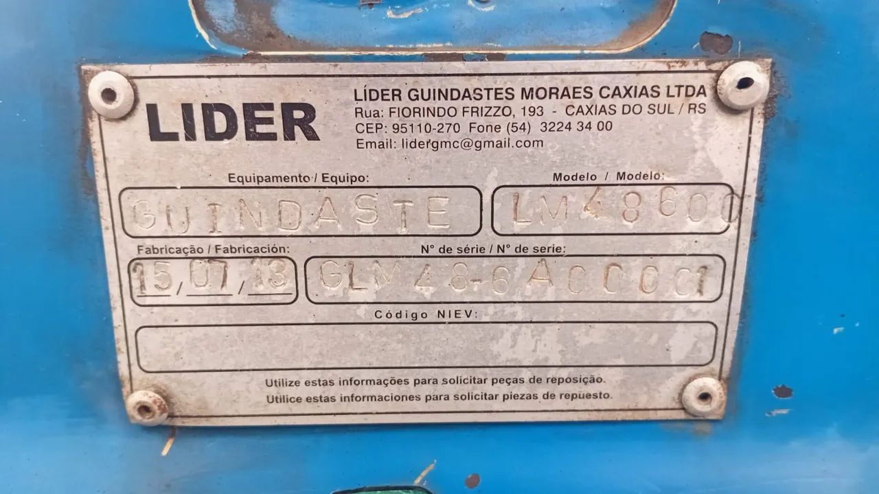 Caminhão Munck Líder 48T e 45T - Foto 5