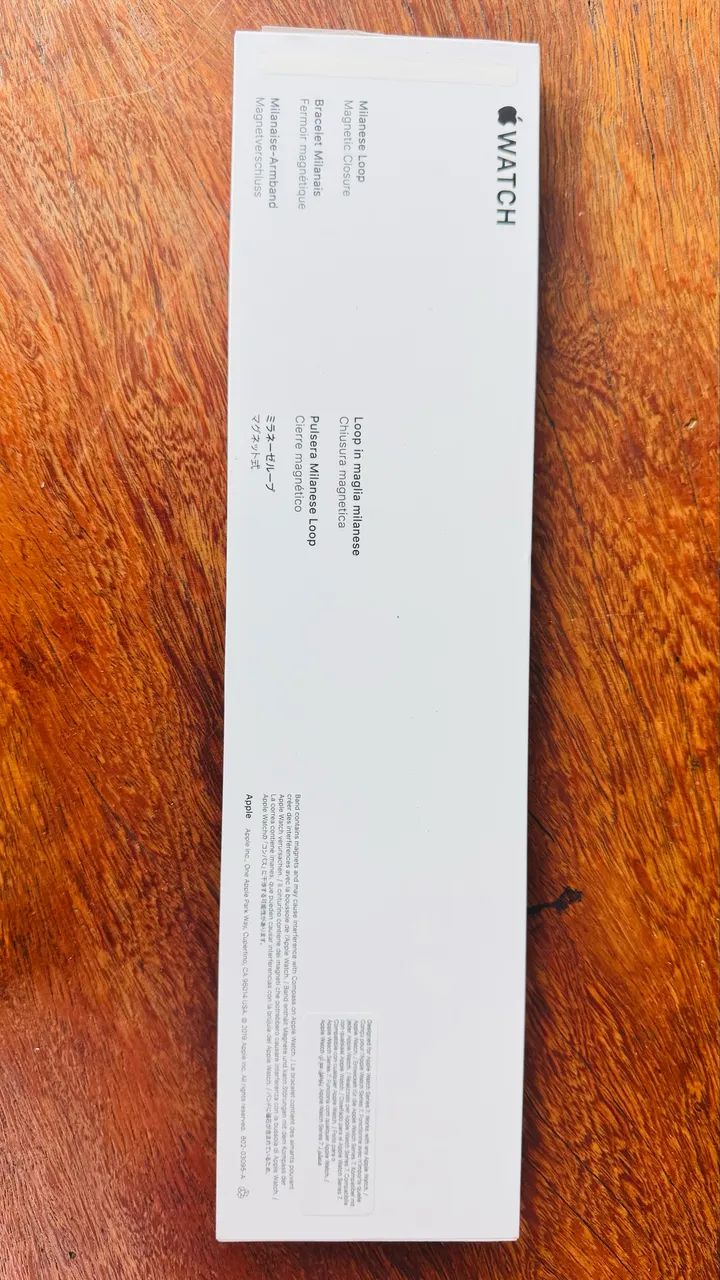 Pulseira Apple Watch Milanese loop natural aço inoxidável 42 a 49 mm original  - Foto 3