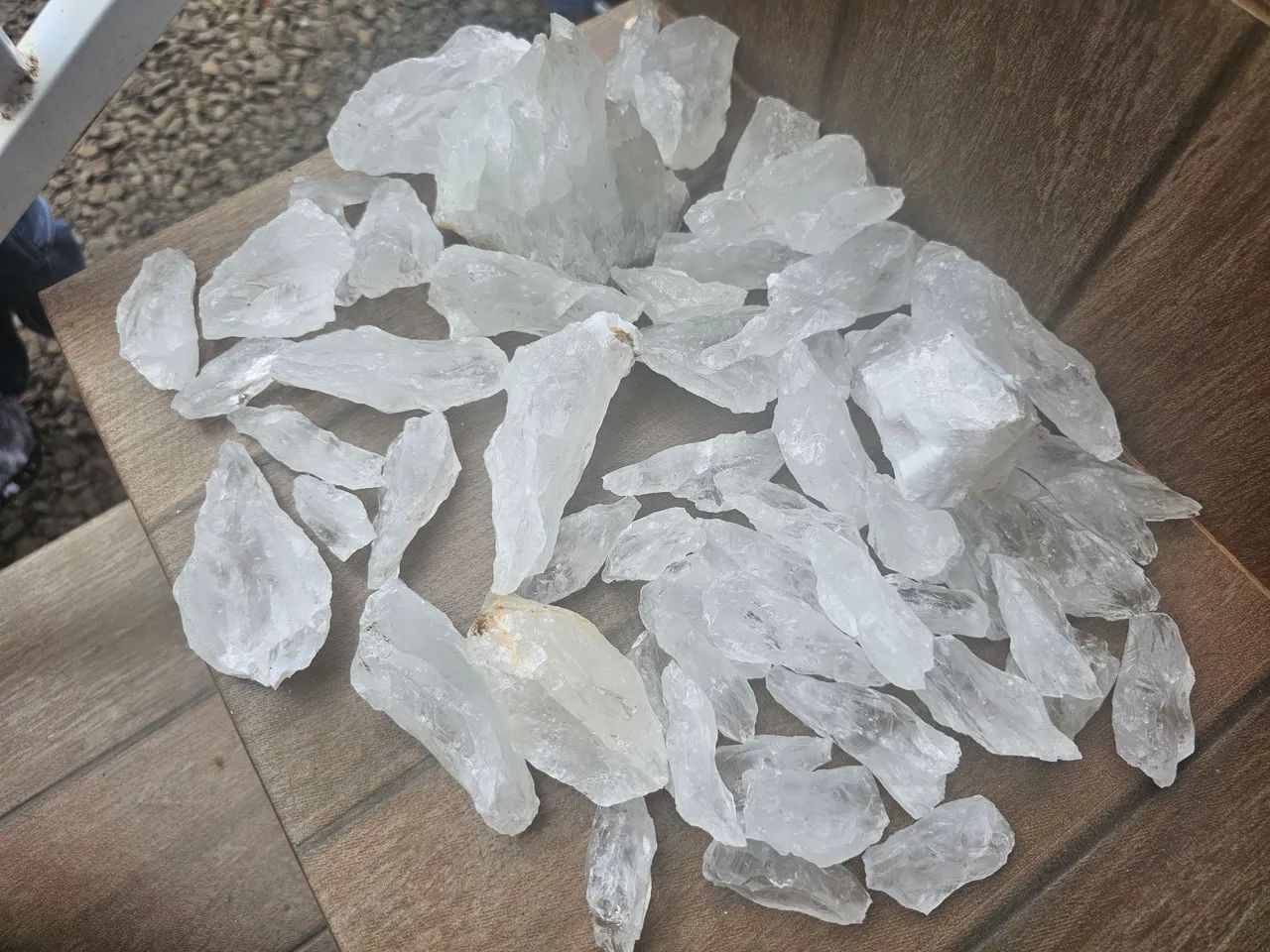 Lote de Cristais de Quartzo Transparentes - Foto 2