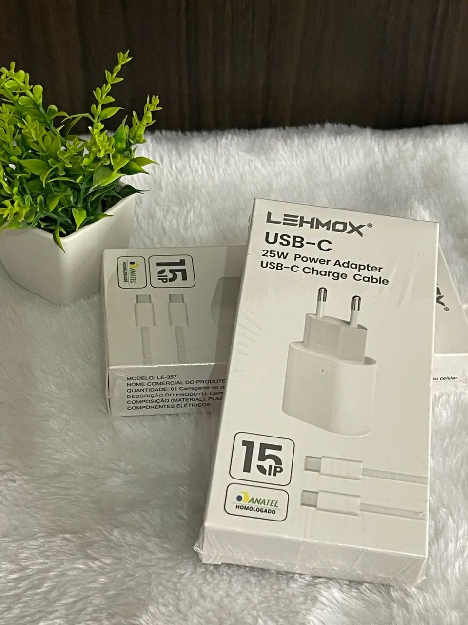 Carregador Turbo LEHMOX USB-C 25W com Cabo Tipo-C  - Foto 2