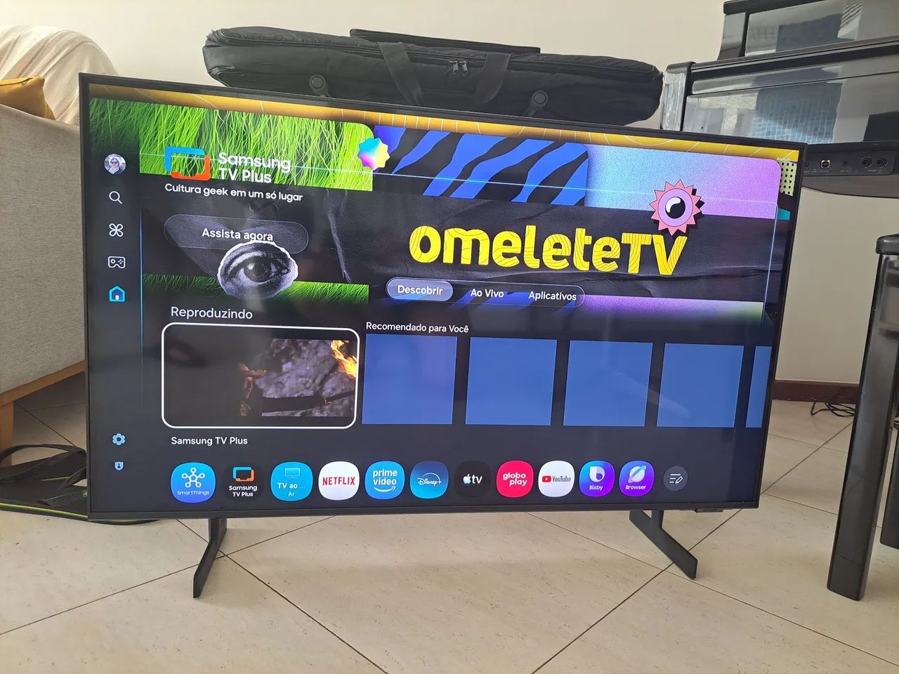 Smart TV 43" Samsung 4k UHD Crystal 3 HDMI - Foto 2