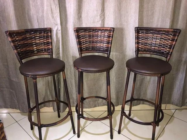  BANQUETA PARA BALCÃO EM FERRO
