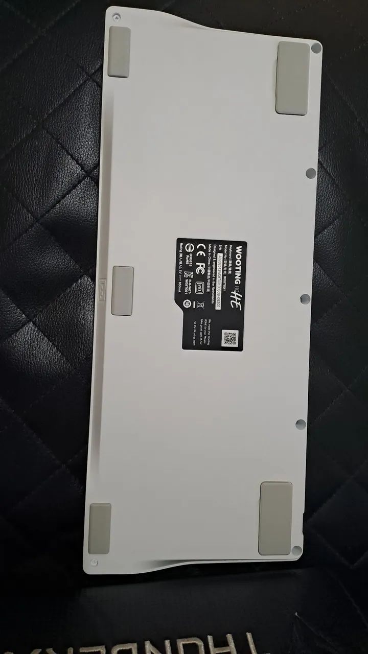 Teclado Wooting 80HE Zinco Branco + Travel Case Completo  - Foto 3