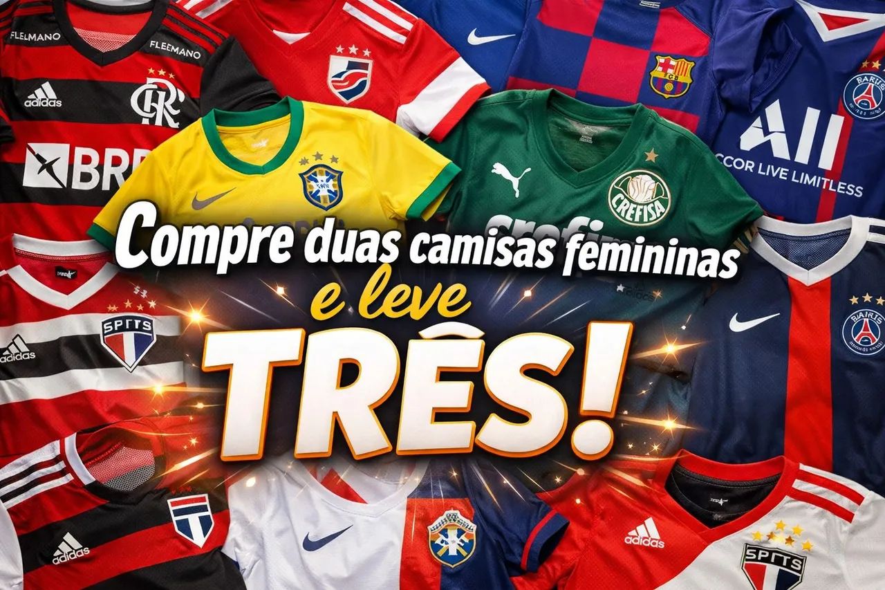 Camisa Corinthians feminina