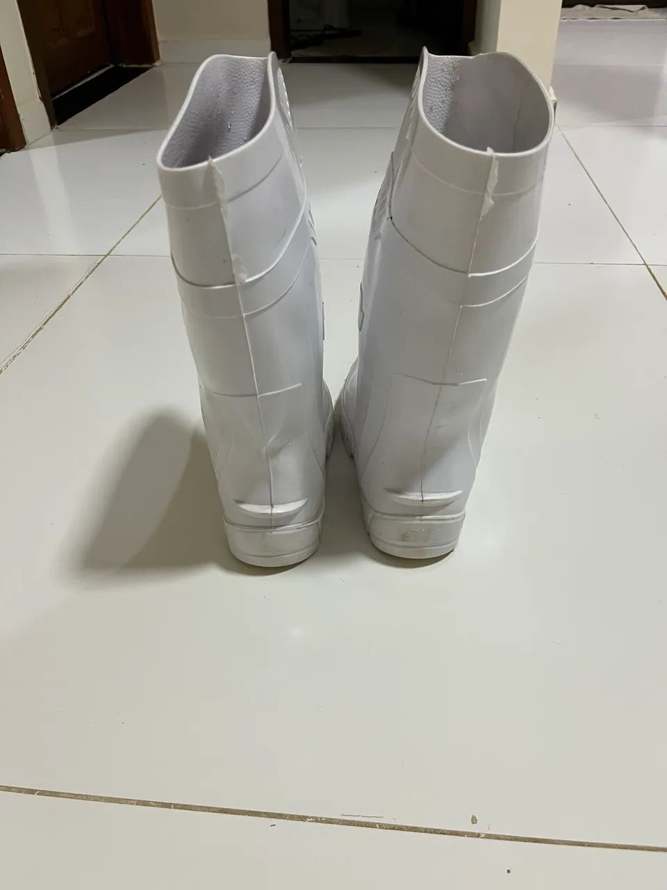 Bota de Borracha Impermeável Branca (Galocha / EPI) - Foto 3