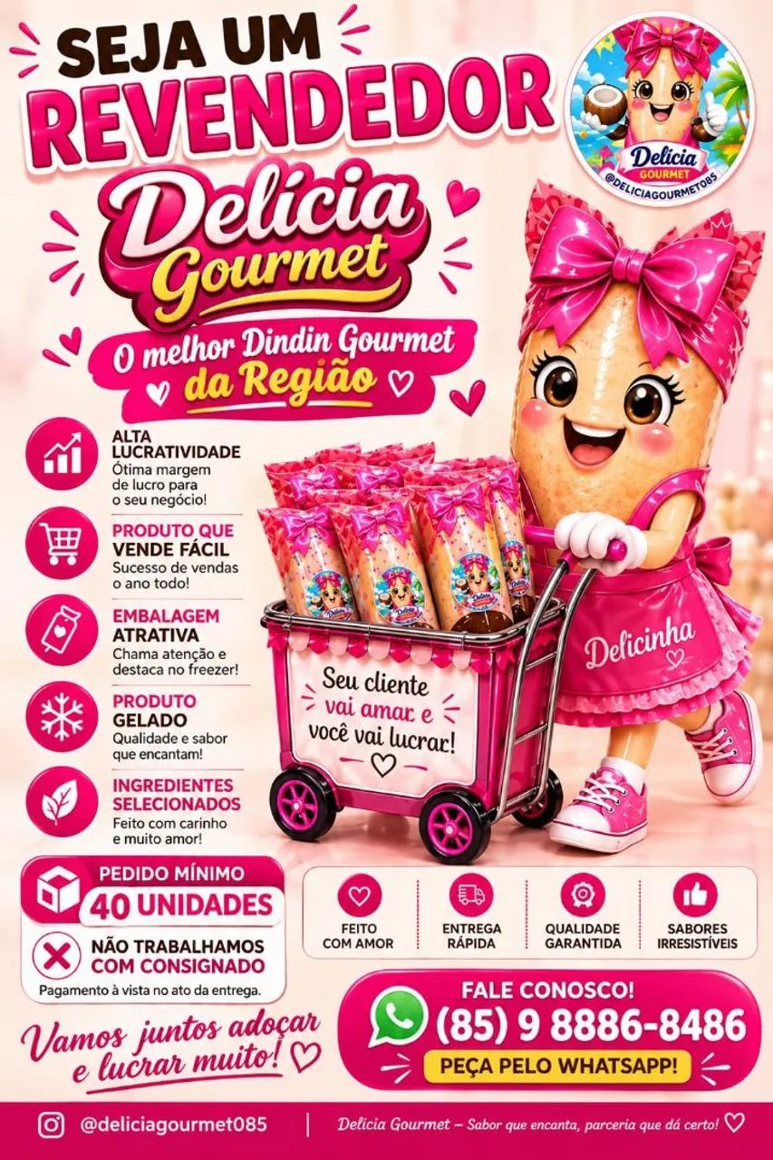 Vende-se Dindin Gourmet 