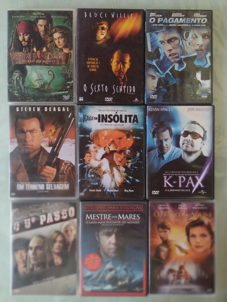 DVD FILMES ORIGINAIS 9 TEMAS VALOR UNITÁRIO 