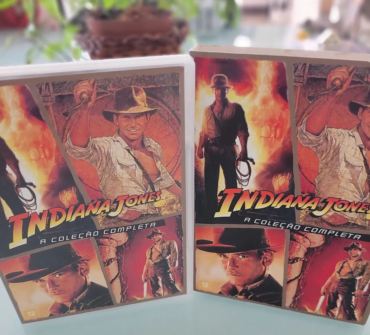 Box com 04 DVD'S Indiana Jones_Coleção Completa Original + Extras