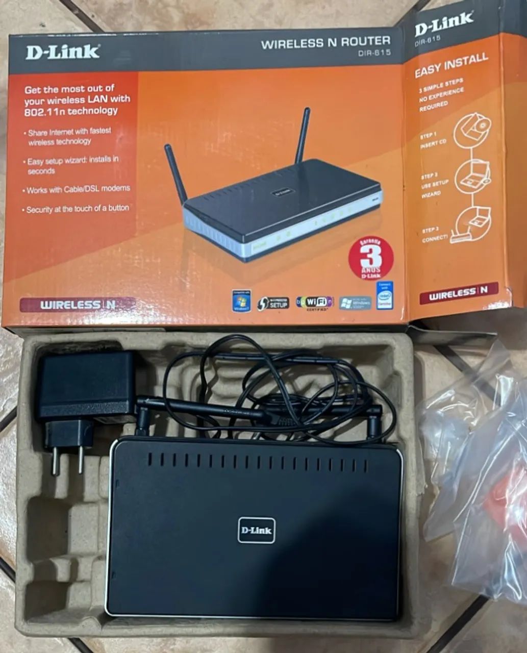 Roteador Wireless N 300mbps D-link Dir-615 (Usado)