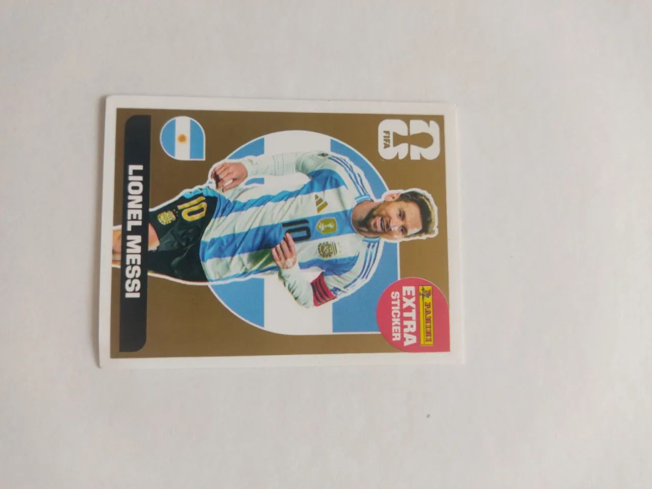 FIGURINHA LEGEND MESSI GOLD