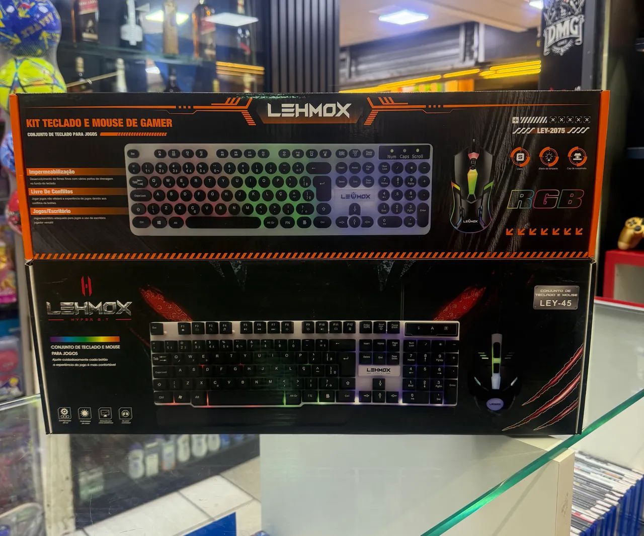 Kit gamer - teclado e mouse.