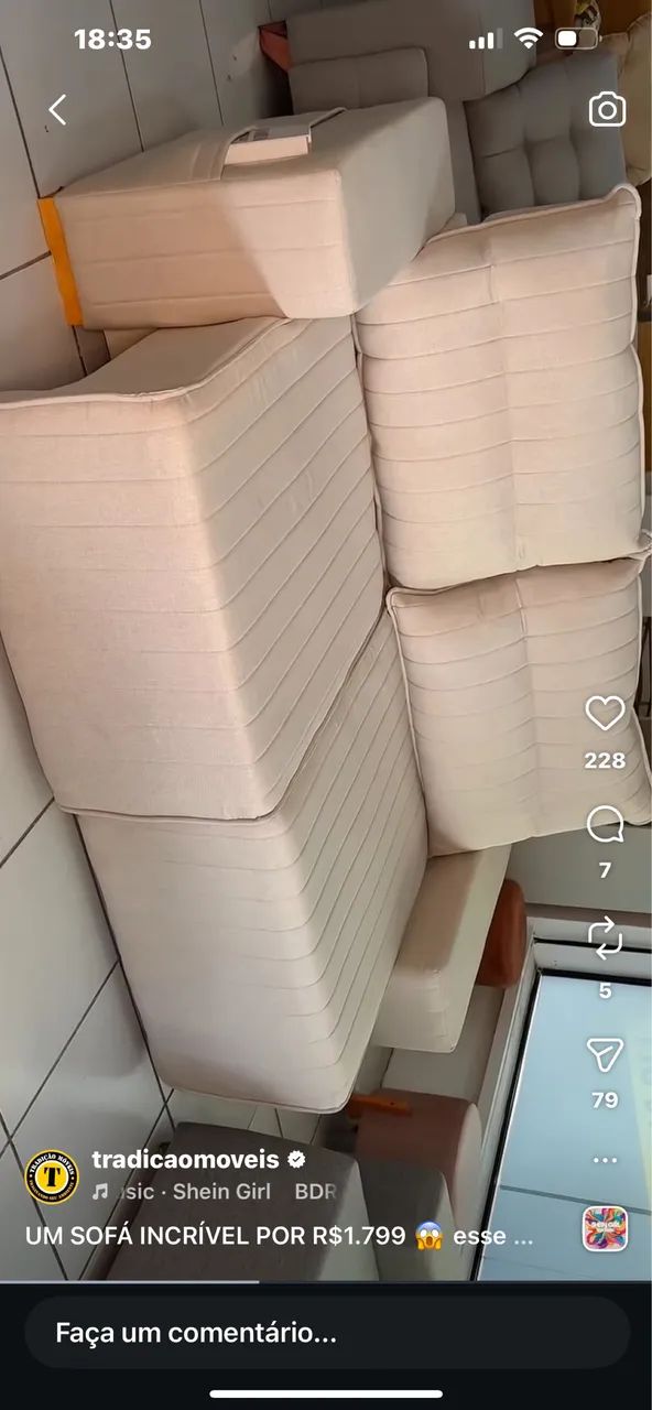 Sofá retrátil novo  - Foto 3