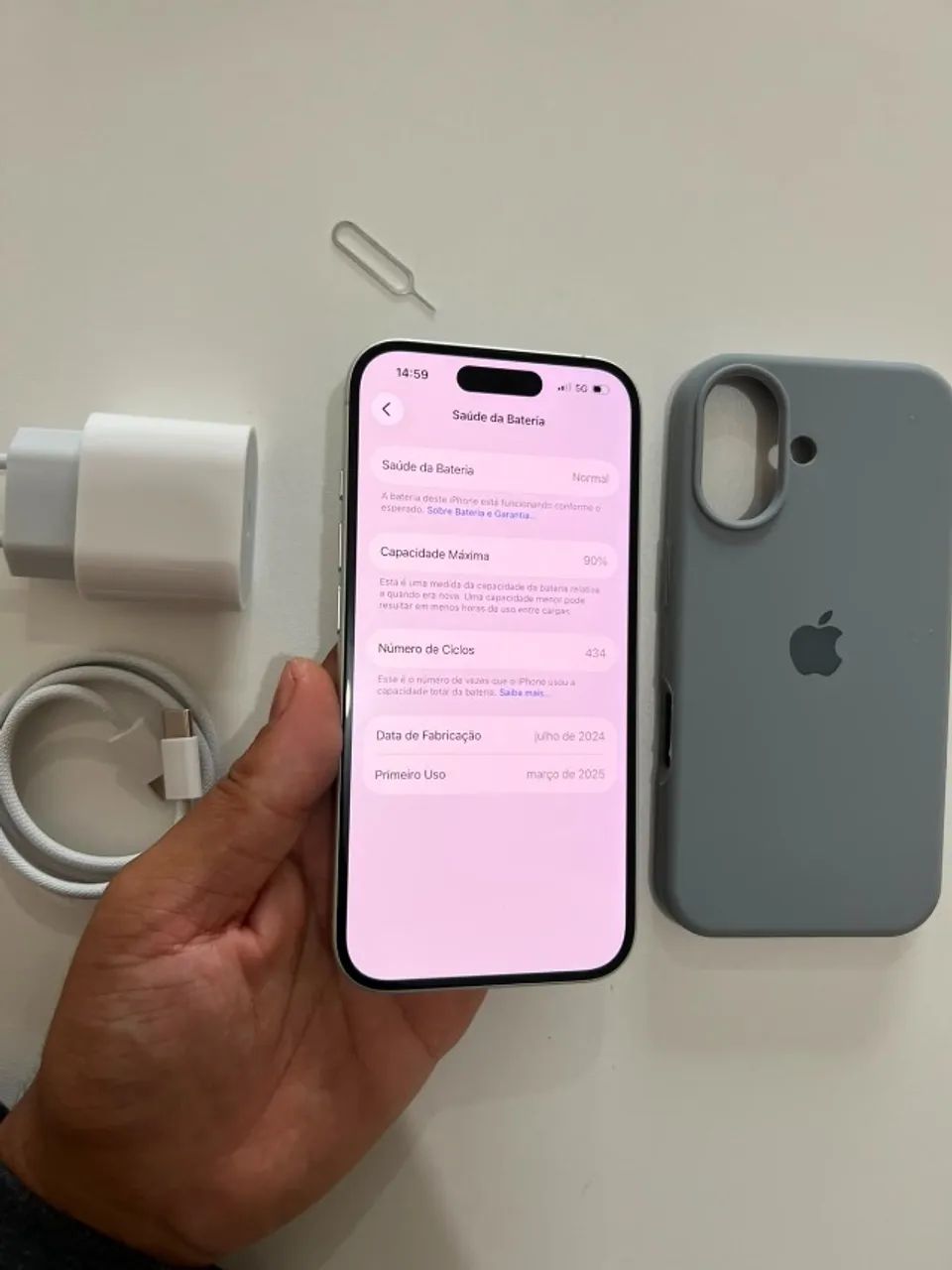iPhone 16 128GB - Bateria 90% - Foto 2