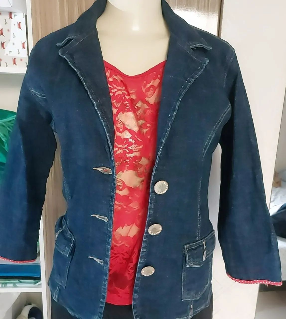 Casaco em jeans - Foto 2