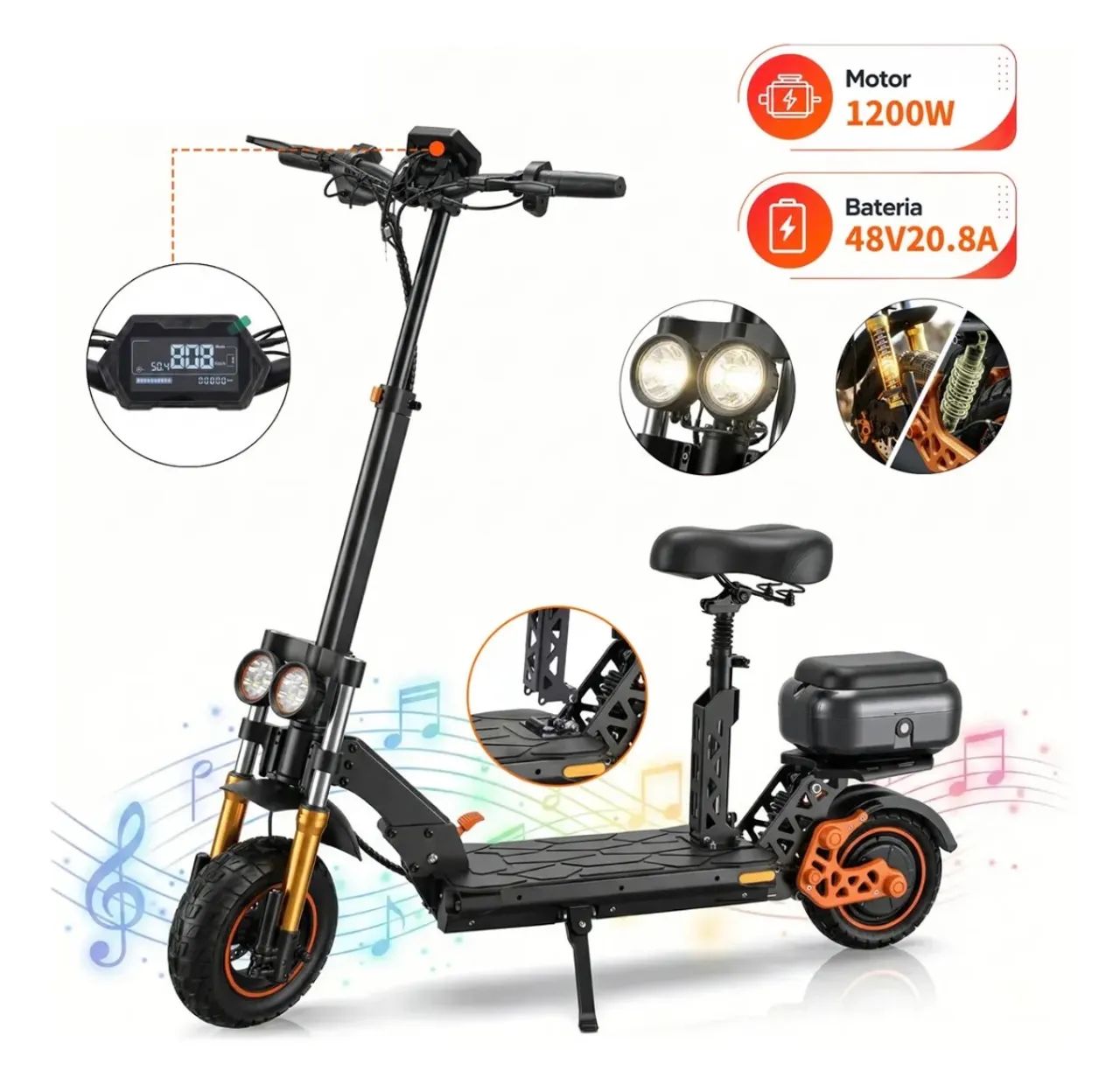 Patinete Elétrico M5 PRO - Foto 2
