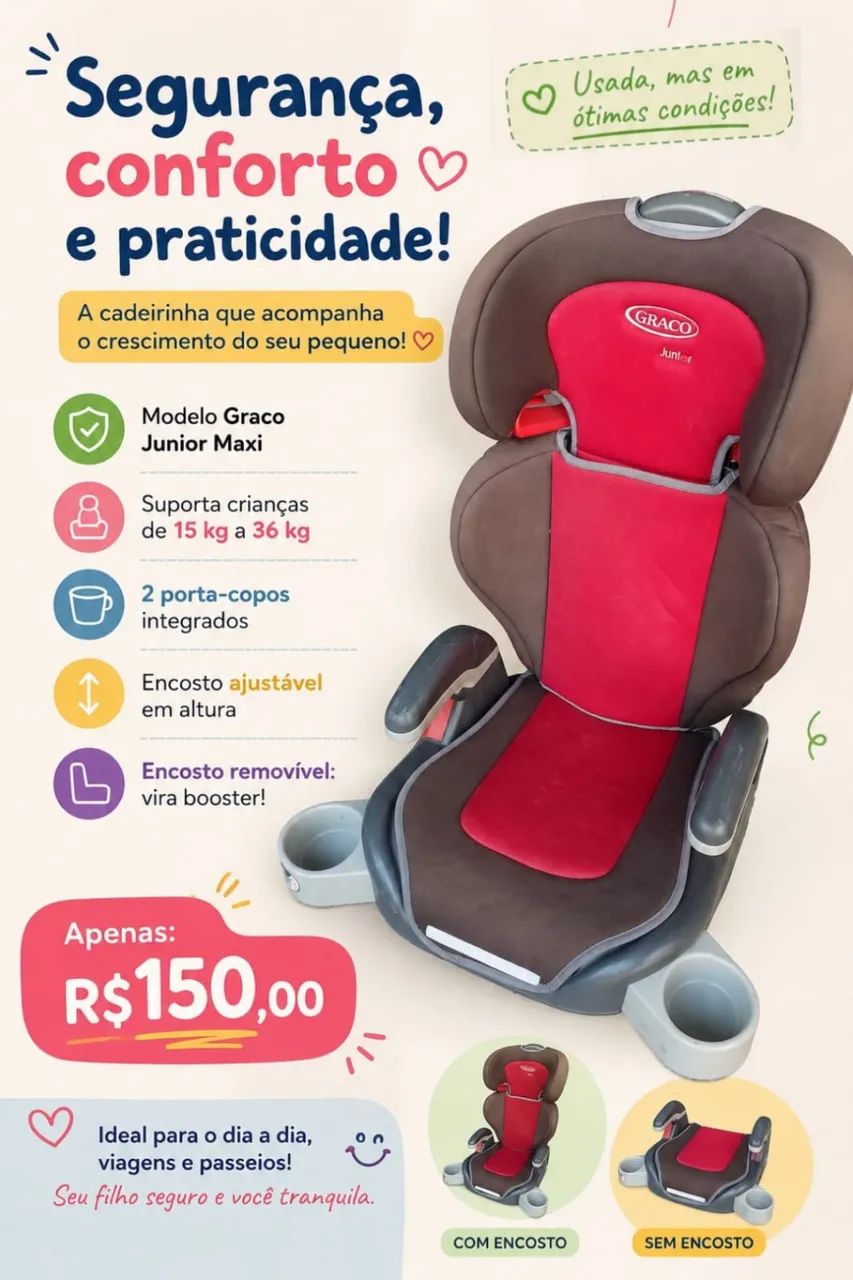 Cadeirinha Graco Júnior 