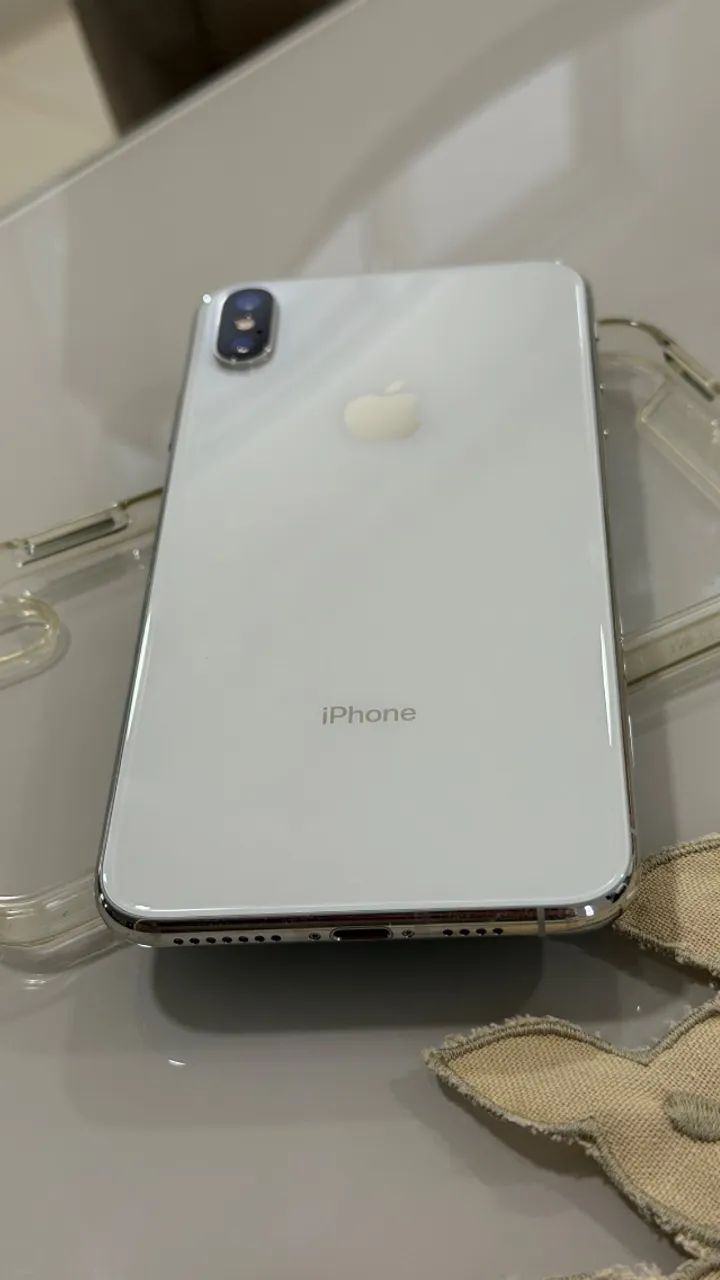 iPhone XS Max 256GB Prata - Com caixa e carregador - Foto 3