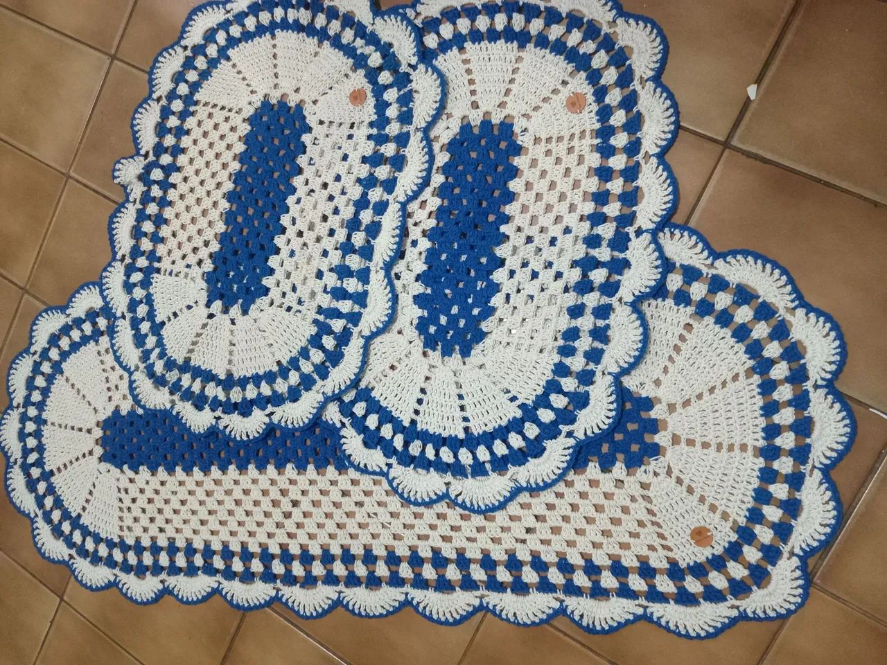 Trabalho com várias peças em crochê  - Foto 4