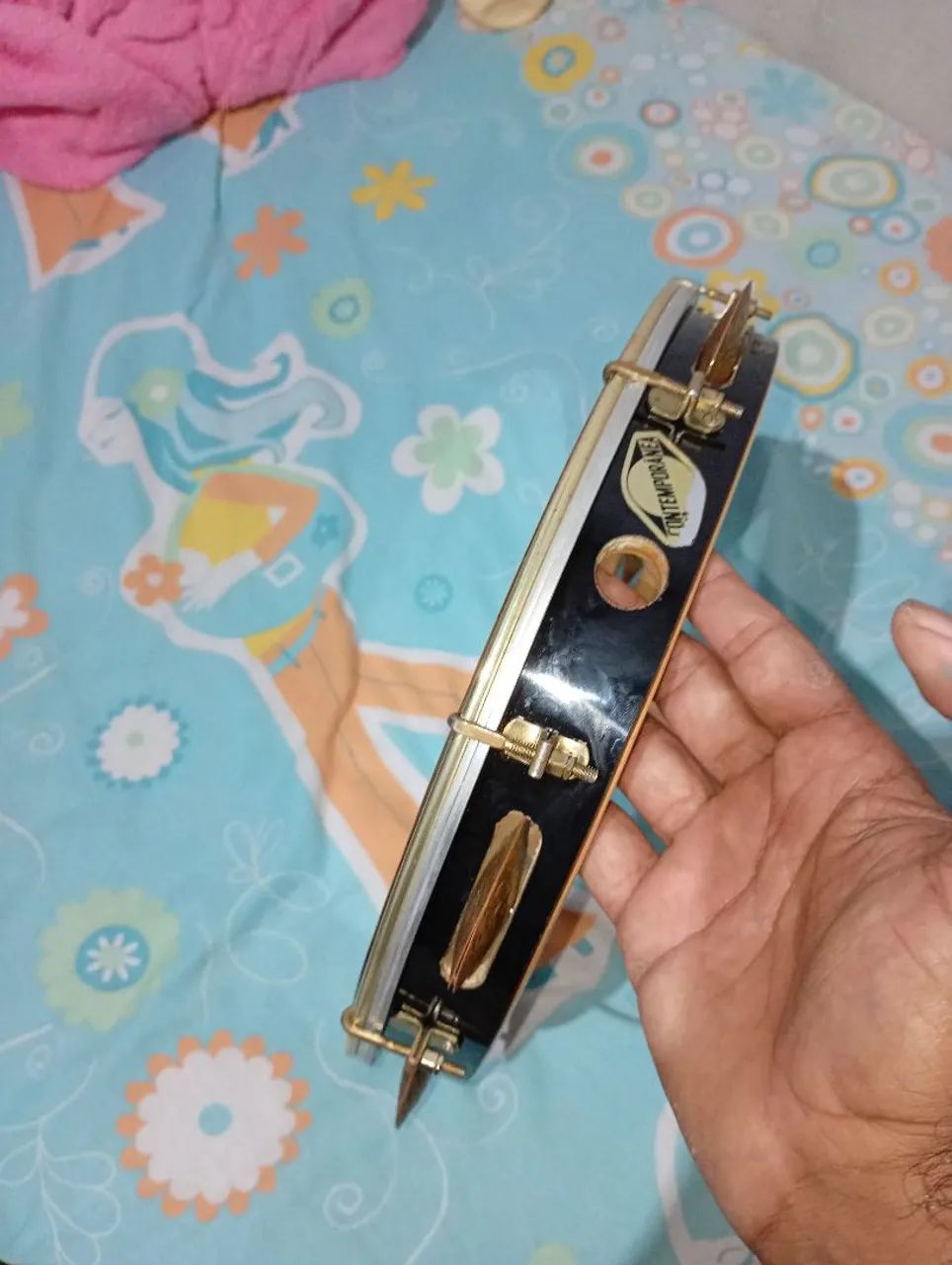 Vendo pandeiro contemporânea de 12polegadas, excelente estado - Foto 4