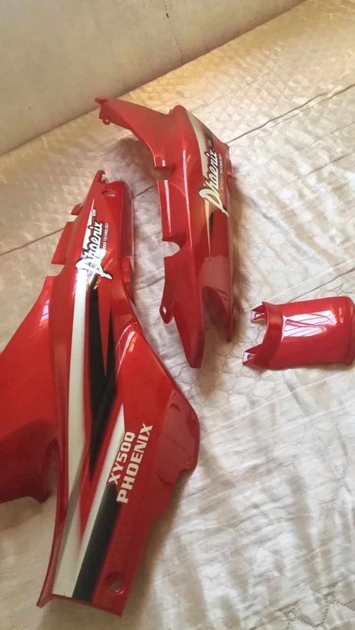 Kit Carenagem Shineray Xy 50q Phoenix Gold 2011 A 2022 - Foto 5