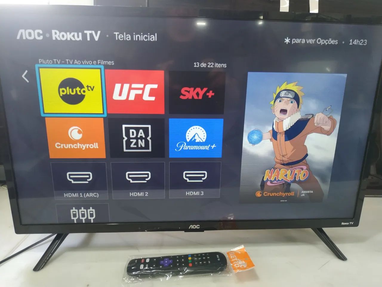 Tv AOC Roku Smart de 32 polegadas  - Foto 4