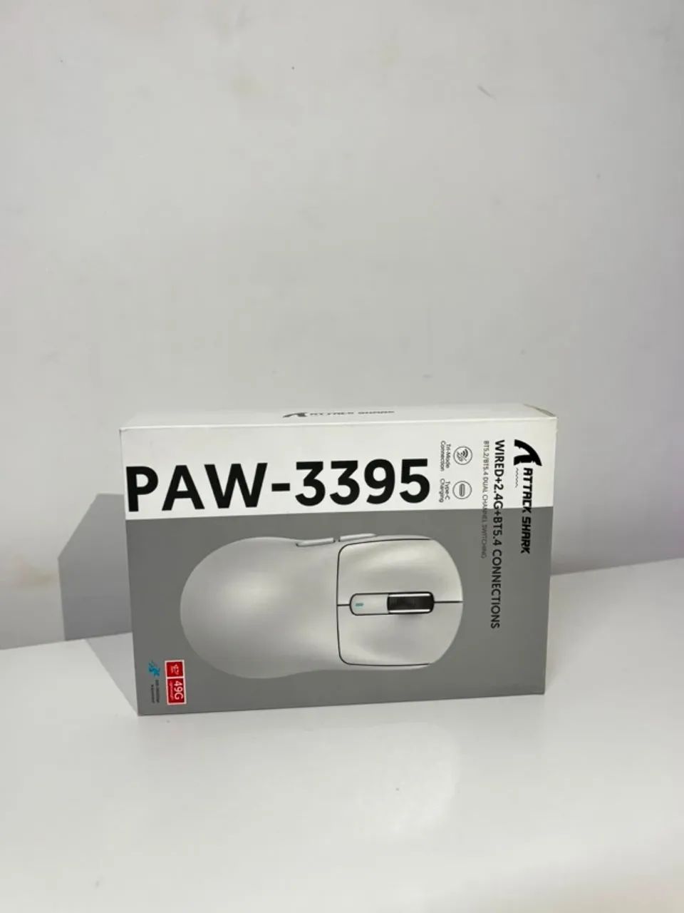 Mouse Attack Shark X3 - Branco - Foto 2