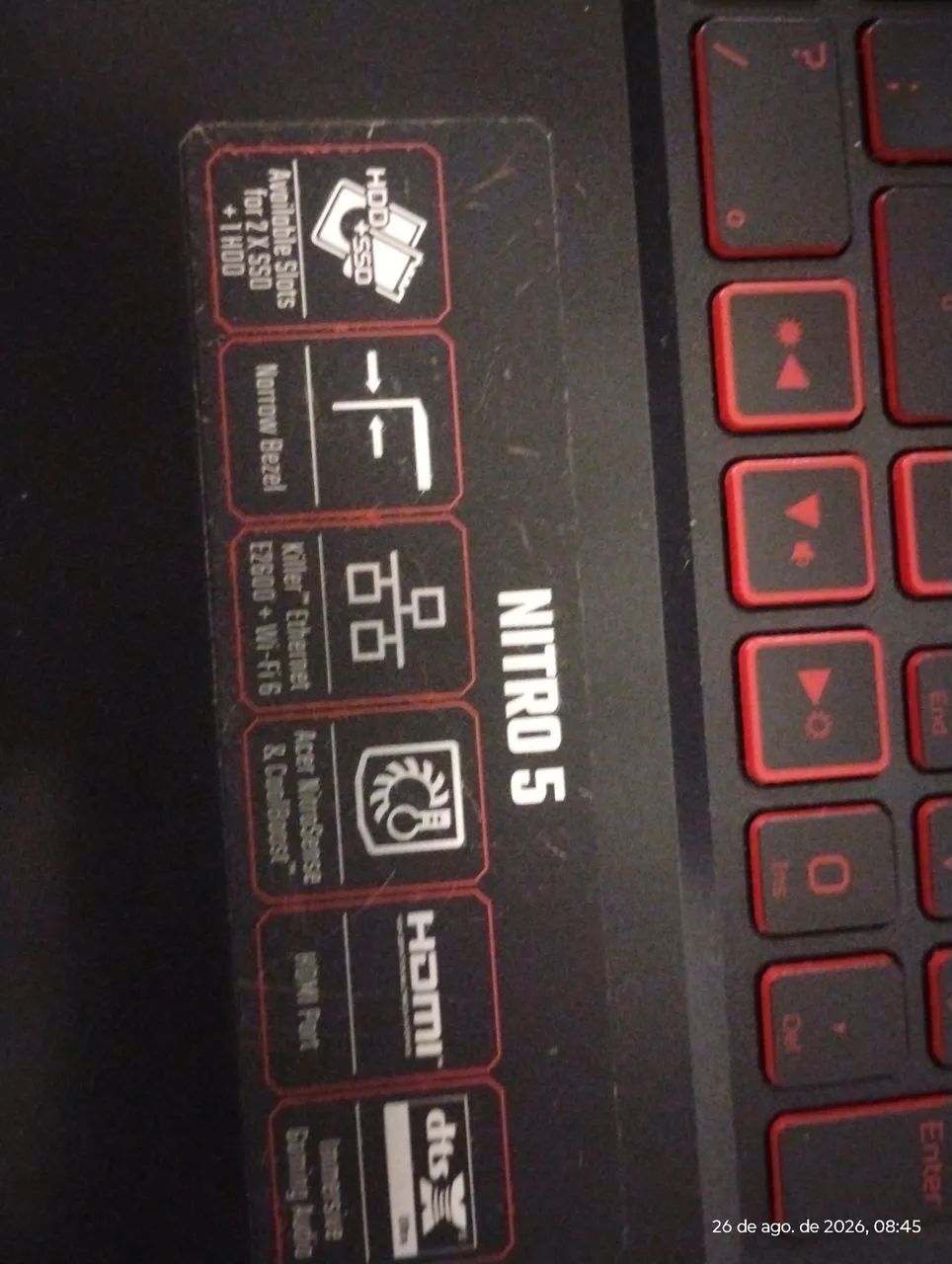 LEIA - NOTEBOOK GAMER ACER NITRO 5 - Foto 5