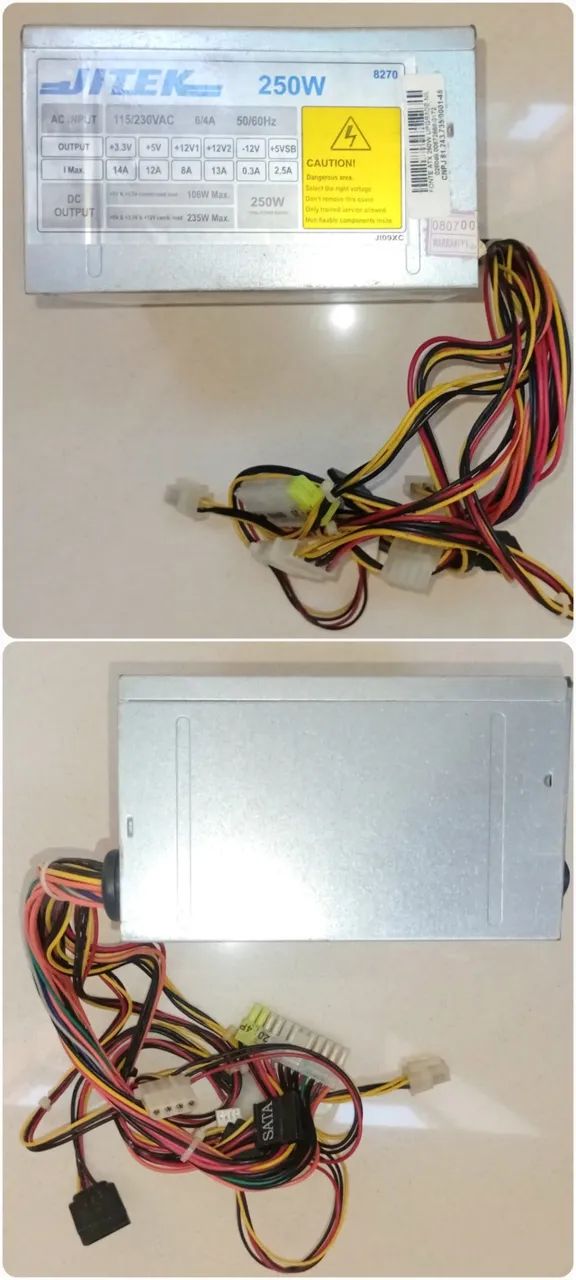 Fonte Jitek 250w Usada - Foto 4