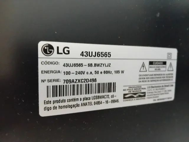 Smart TV LG 43 polegadas (com defeito) - Foto 5