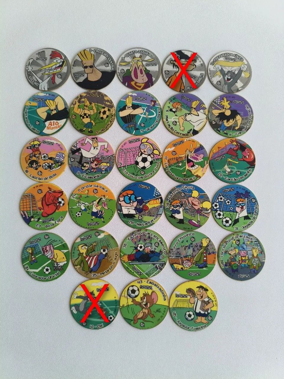 Tazos Copa Toon Elma Chips Original - Coleção Incompleta 