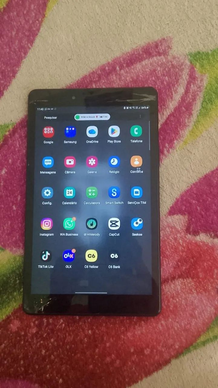 Vendo Tablet sansung usando boas condições aceito troca também,chama no pv  - Foto 5