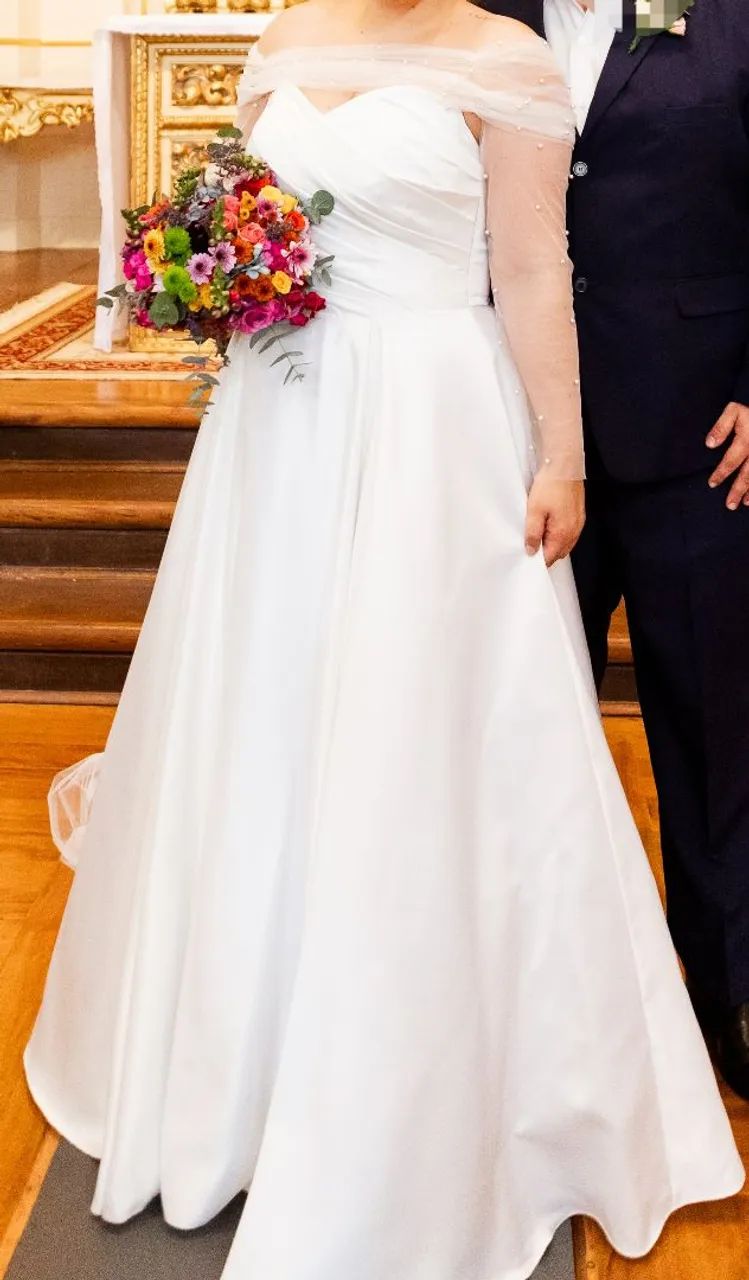 Vestido de noiva em Cetim  - Foto 2